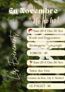 Lire la suite à propos de l’article Novembre- Les Evènements